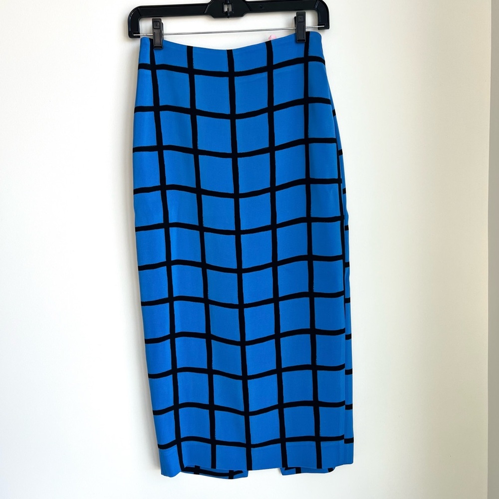 DVF Tailored Midi Pencil Skirt Wesley
Windowpane Check